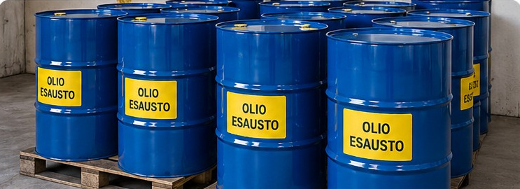 Raccolta oli esausti e rifiuti liquidi